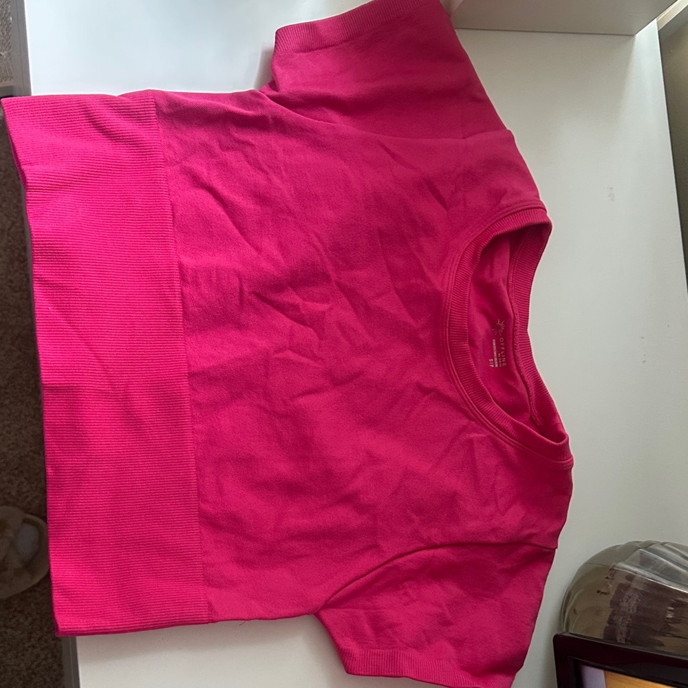 Vibrant Pink Short Sleeve Tee